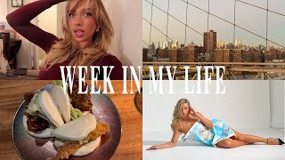 VLOG I got drunk at lunch NYC food tour some of our fav places photoshoot BTS Ulta Haul [upl. by Lister]