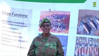 Role of the ammunition corps in the SANDF explained at the Bloem Show [upl. by Nnoryt182]