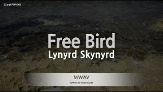 Lynyrd SkynyrdFree Bird Melody ZZang KARAOKE [upl. by Srevart418]