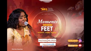 Moments at his feet Pure unadulterated live worship [upl. by Divaj]