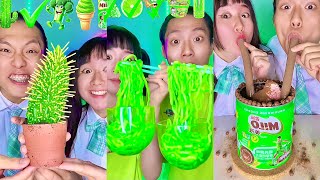 Extreme Eating Only One Color Spicy Sour Food Challenge Compilation 🥵bubble tea Boba Part3 [upl. by Iey]