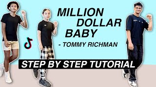 MILLION DOLLAR BABY  Tommy Richman EASY DANCE TUTORIAL Beginner Friendly [upl. by Eelir]