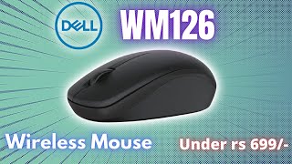 Dell WM126 Wireless Mouse  Best Bluetooth Mouse Under 699 [upl. by Canada]