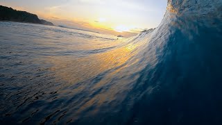 BALI Surf at Green Bowl 6ft swell lucky February [upl. by Artamas633]