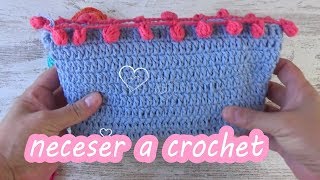 Como hacer un neceser en crochet facil para principiantesganchillo facil [upl. by Razal]