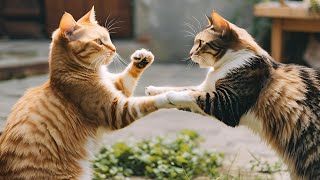 Endless CRAZY Cute Fight of My Cats 😍  Best Cat Videos 2024 [upl. by Irtemed]