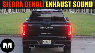 GMC Sierra Denali Ultimate 62L V8 Exhaust Sound StartUp Idle Revs [upl. by Casimir]