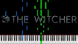 Burn Butcher Burn  The Witcher Season 2  Piano Version with sheet music [upl. by Tingley]