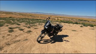 KLR 650  Desert Trail Riding [upl. by Donovan]