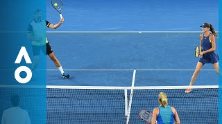 MolikPhilippoussis v HantuchovaIvanisevic match highlights 1R  Australian Open 2018 [upl. by Netsruk206]