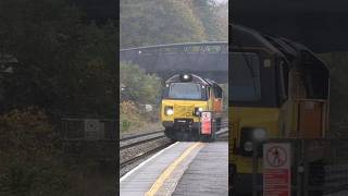 Colas Rail 70817 passes Llanharan with two tone [upl. by Grazia]