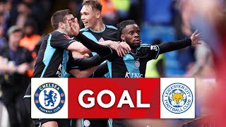 GOAL  Stephy Mavididi  Chelsea 22 Leicester City  Quarterfinal  Emirates FA Cup 202324 [upl. by Aikyt]