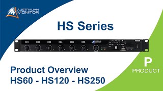 HS Series Mixer Amplifier  HS60 HS120 HS250 HS500 [upl. by Leggett794]