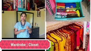 Indian  Tamil Closet Tour in USA [upl. by Barina]