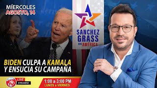 BIDEN CULPA A KAMALA Y ENSUCIA SU CAMPAÑA I Sánchez Grass en América [upl. by Audris]