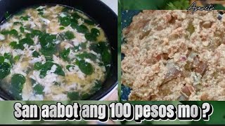 Healthy food So delicious recipes100 pesos challenge budget Mealtipid 100 pesos lng healthyfood [upl. by Bronny]