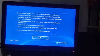 PS4 SYSTEM RECOMMEND ALL USER HAVE ANOTHER PS4 ACTIVATE AS YOUR PRIMARY PS4 [upl. by Jos]