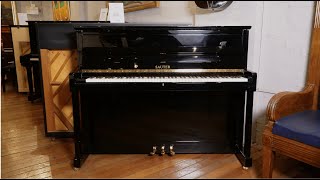 Sauter 116 Upright Piano Black Polyester  Comparison Demonstration  Sherwood Phoenix [upl. by Romilly51]