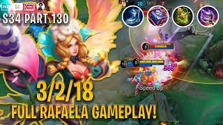 Mobile Legends  Part 130 Season 34 Full Rafaela Gameplay [upl. by Ardnua234]