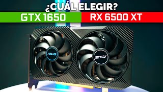 Ve esto ANTES DE ELEGIR  GTX 1650 o RX 6500 XT ¿Cuál es MEJOR  Xaeltech [upl. by Anima491]