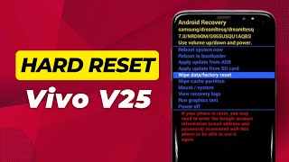 How To Hard Reset Vivo V25  Full Guide [upl. by Akiv313]