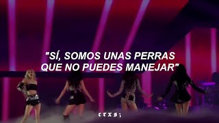 BLACKPINK  Pretty Savage THE SHOW Traducida al Español [upl. by Adnwahs]