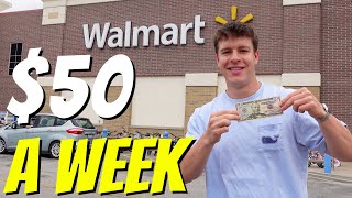 50 BULKING ON A BUDGET  Weekly Grocery Haul To Build Muscle [upl. by Ahsimot368]