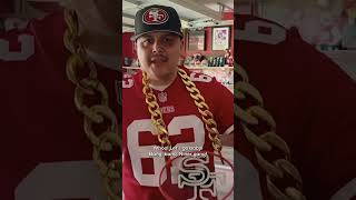 Niners SUPERFAN welcomes NFL rookie Ricky Pearsall to Niner Gang 👋 [upl. by Ethban26]