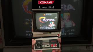 How to get 30 LIVES  Contra with the Konami Code NES [upl. by Magnuson]