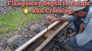 Flangeway Depth 🤔in Points amp Crossing [upl. by Kistner434]