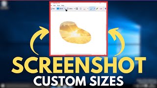 How To Snip Or Screenshot Custom Sizes On Windows 1011 [upl. by Anelrahs]