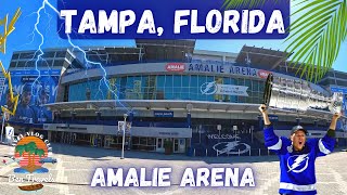 Tampa Bay Lightning Amalie Arena Tour  Downtown Tampa Florida  Channel District [upl. by Arezzini]