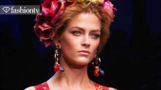 Dolce amp Gabbana Full Runway Show  Milan Fashion Week Spring 2012 MFW  FashionTV  FTV [upl. by Nylarak]