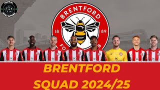 Brentford FC squad 202425  Players salary  football world euphoria [upl. by Toomin]