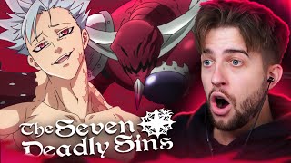 BAN VS GALAND Seven Deadly Sins Season 2 Episode 13 Reaction [upl. by Chew]