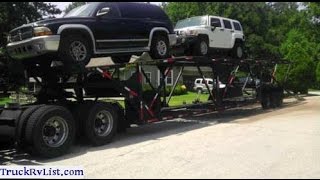 CAR TRAILER 2004 KAUFMAN 6 CARS FOR SALE [upl. by Wyatan]