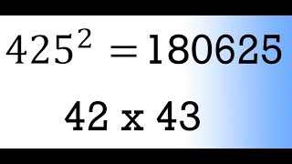 PERHITUNGAN CEPAT PANGKAT DUA  KUADRAT DENGAN DIGIT TERAKHIR 5  TRIK MAT  MATEMATIKA KELAS 9 [upl. by Haven]