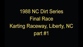 NCDS 1988 Series Final Race at Karting Raceway [upl. by Rotman722]