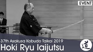 Hoki Ryu Iaijutsu  Ariwaka Shigeru  2019 Asakusa Kobudo Taikai [upl. by Watson]