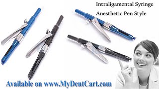 How to use Intraligamental syringe dental  GDC Intraligamental Syringe Inject [upl. by Bierman]