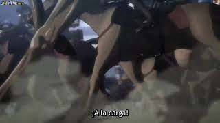 Erwin y La Legión de Reconocimiento vs Titan Bestia Zeke  Shingeki no kyojin T3 P2 C4 [upl. by Laverne]