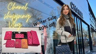 Chanel Winter Sale I Chanel Shopping Vlog 2024 I Chanel 24C Cruise Collections I New in Bags [upl. by Grunenwald]