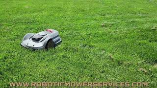 Sunseeker Orion X7 Wireless AllWheel Drive Robotic Lawn Mower Available From Robotic Mower Services [upl. by Still306]