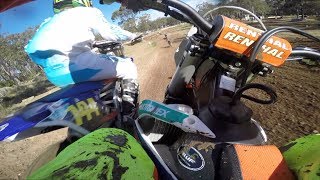 GOPRO ONBOARD  250CC CESSNOCK MX 2017 [upl. by Enidan]