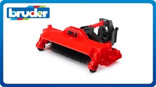 Bruder Toys Street Sweeper Attachment 02577 [upl. by Yam]