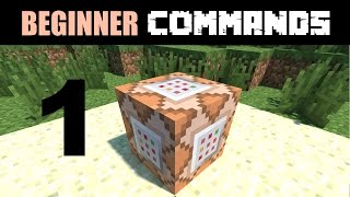 Beginner Command Block Tutorial Part 1  How to Get and Use a Command Block [upl. by Ellerud]