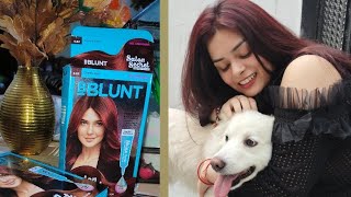 BBLUNT 662 Cherry RedHow to colour hair at home under ₹250Hair colour without bleachhaircolor [upl. by Ilan]