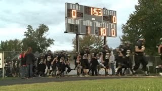 2A Sectional 35 Eastside at Churubusco Extended Highlights on 102116 [upl. by Nolaf]