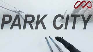 FRIGID COLD WHITEOUT SKIING AT PARK CITY [upl. by Rakel]