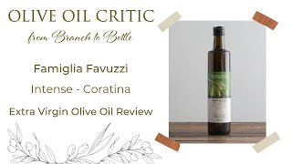 Famiglia Favuzzi Intense  Coratina  Olive Oil Review [upl. by Adnahsed109]